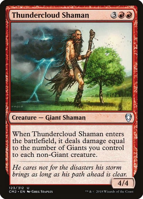 Thundercloud Shaman (Uncommon)