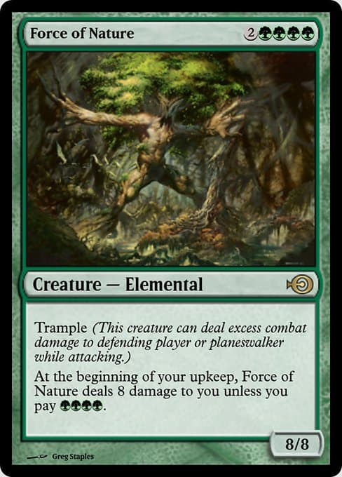 Force of Nature from Magic Online Promos (Rare)