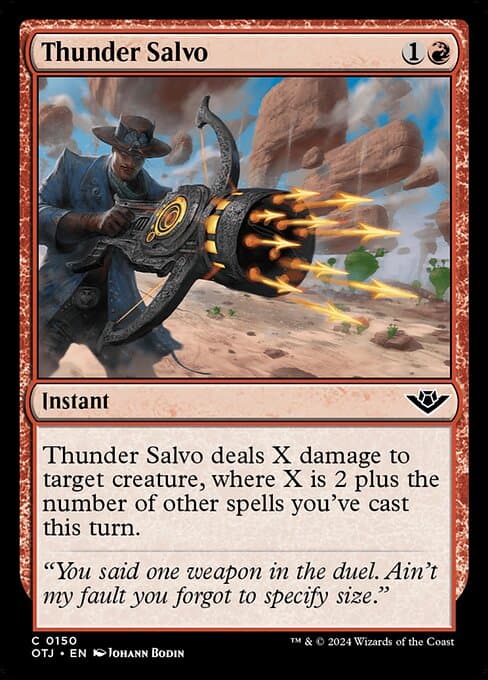Thunder Salvo from Outlaws of Thunder Junction (Common)