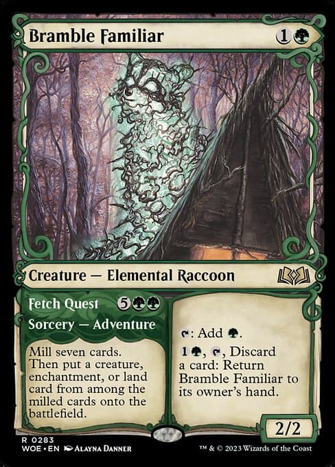 Bramble Familiar // Fetch Quest from Wilds of Eldraine (Rare)