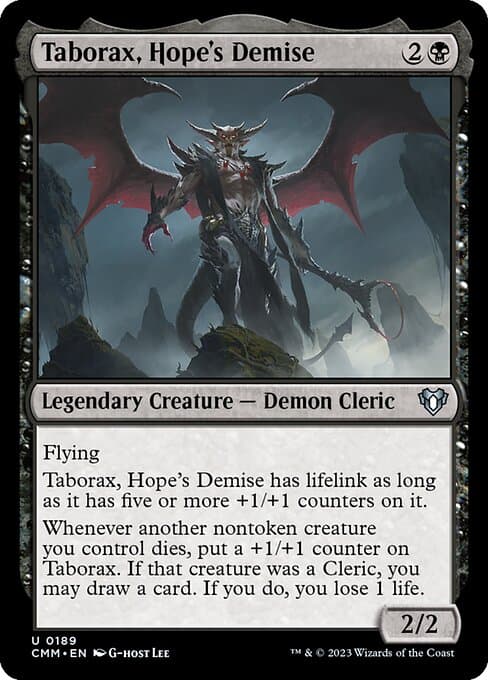 Taborax, Hope's Demise from Commander Masters (Uncommon)