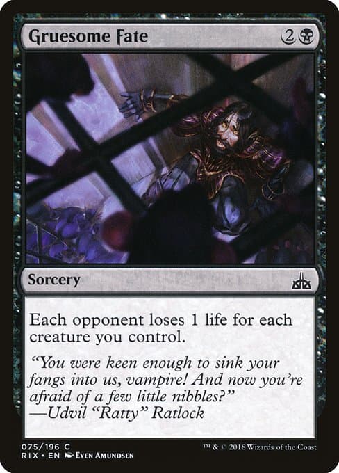 Gruesome Fate from Rivals of Ixalan (Common)