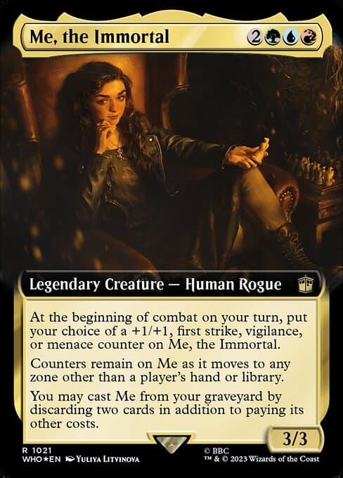 Me, the Immortal from Doctor Who (Rare)