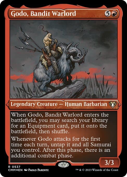 Godo, Bandit Warlord from Commander Masters (Rare)