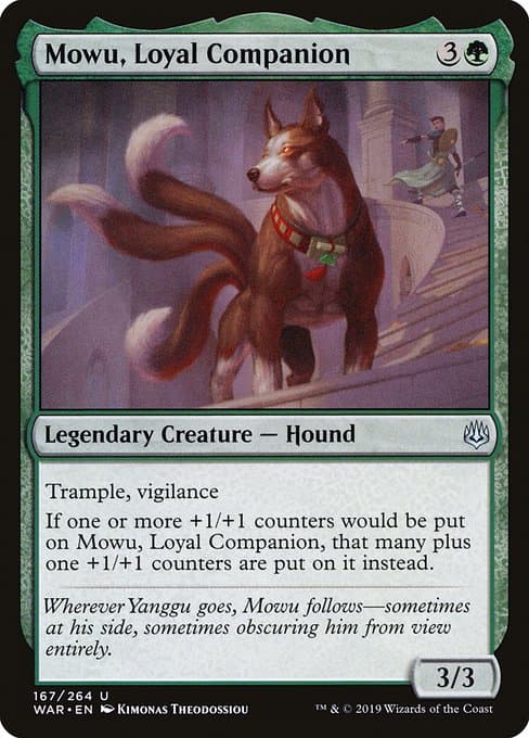 Mowu, Loyal Companion from War of the Spark (Uncommon)