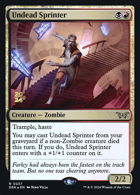 Undead Sprinter from Duskmourn: House of Horror Promos (Rare)