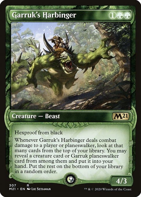 Garruk's Harbinger from Core Set 2021 (Rare)
