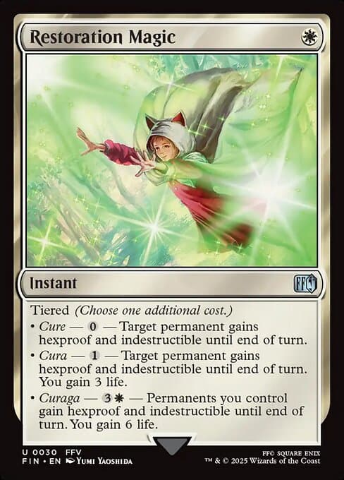 Restoration Magic from Final Fantasy (Uncommon)