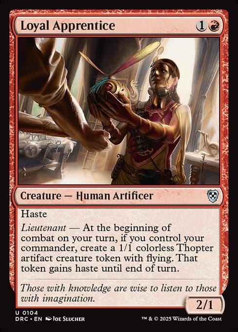 Loyal Apprentice from Aetherdrift Commander (Uncommon)