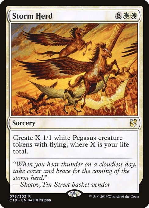 Storm Herd from Commander 2019 (Rare)