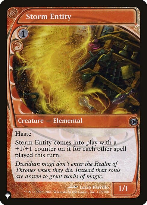 Storm Entity from The List (Uncommon)