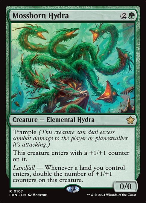Mossborn Hydra from Foundations Promos (Rare)