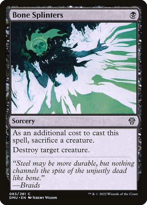 Bone Splinters from Dominaria United (Common)