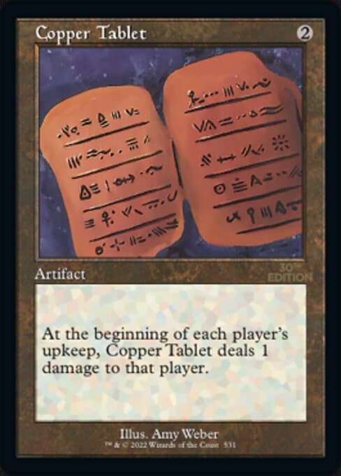 Copper Tablet from 30th Anniversary Edition (Uncommon)