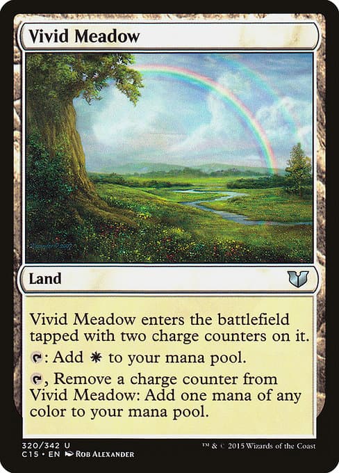 Vivid Meadow from Commander 2015 (Uncommon)