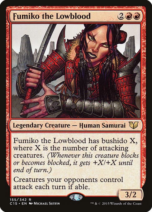 Fumiko the Lowblood from Commander 2015 (Rare)