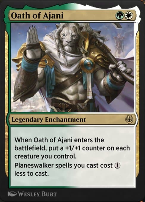 Oath of Ajani from Kaladesh Remastered (Rare)
