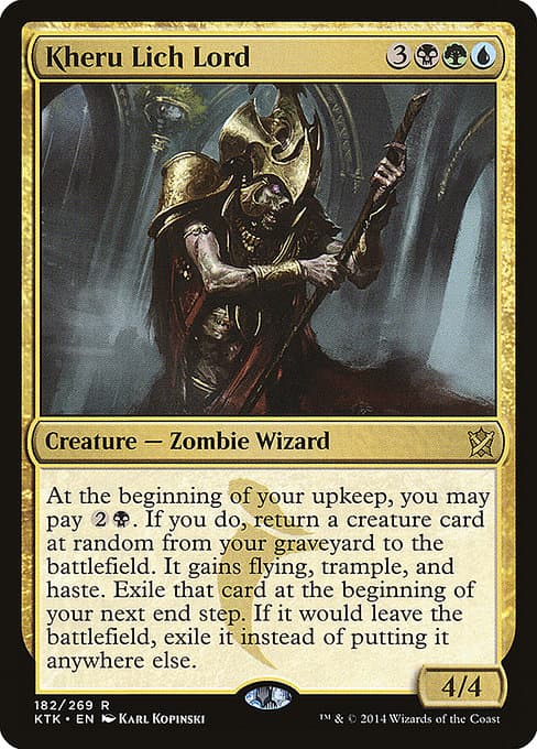 Kheru Lich Lord from Khans of Tarkir (Rare)