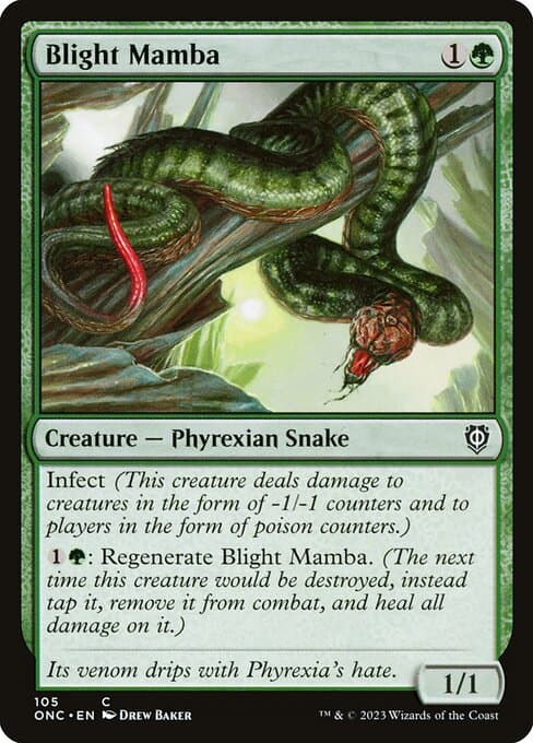 Blight Mamba from Phyrexia: All Will Be One Commander (Common)