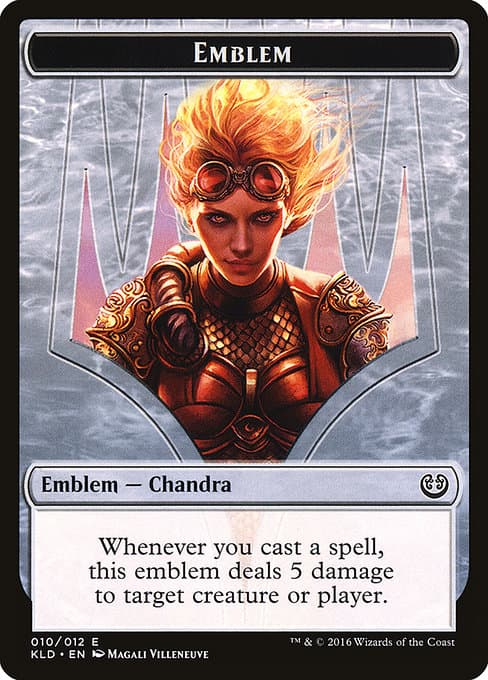 Chandra, Torch of Defiance Emblem from Kaladesh Tokens (Common)