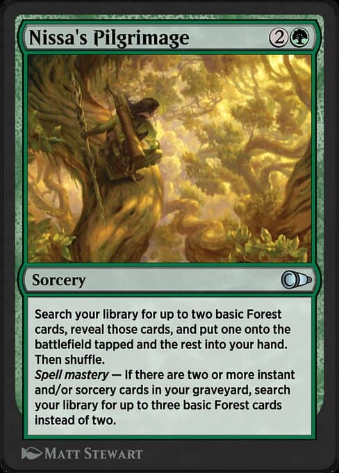 Nissa's Pilgrimage from Pioneer Masters (Uncommon)