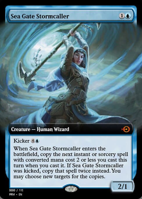 Sea Gate Stormcaller from Magic Online Promos (Mythic)