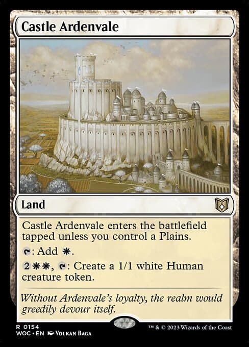 Castle Ardenvale from Wilds of Eldraine Commander (Rare)