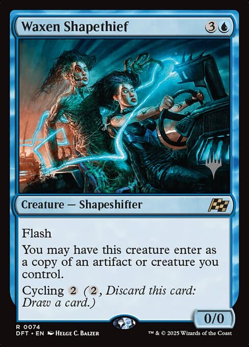 Waxen Shapethief from Aetherdrift Promos (Rare)
