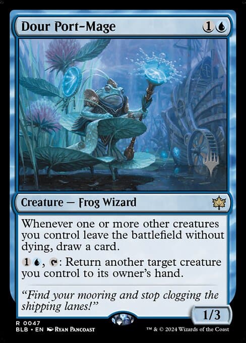 Dour Port-Mage from Bloomburrow Promos (Rare)