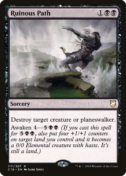 Ruinous Path from Commander 2018 (Rare)