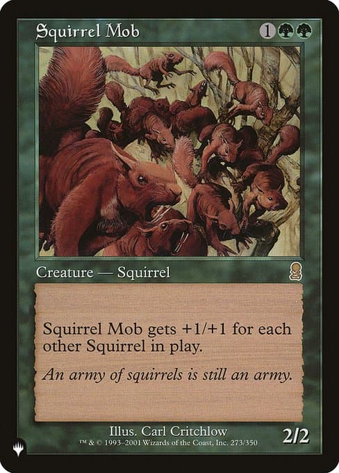 Squirrel Mob from The List (Rare)