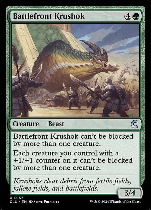 Battlefront Krushok from Ravnica: Clue Edition (Uncommon)