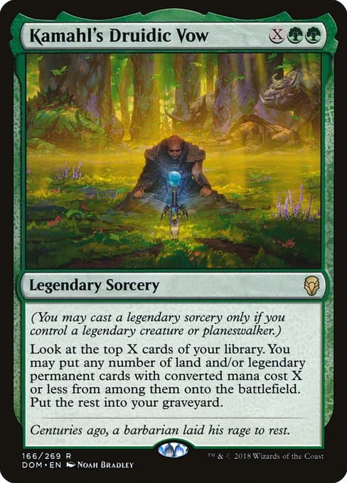Kamahl's Druidic Vow (Rare)