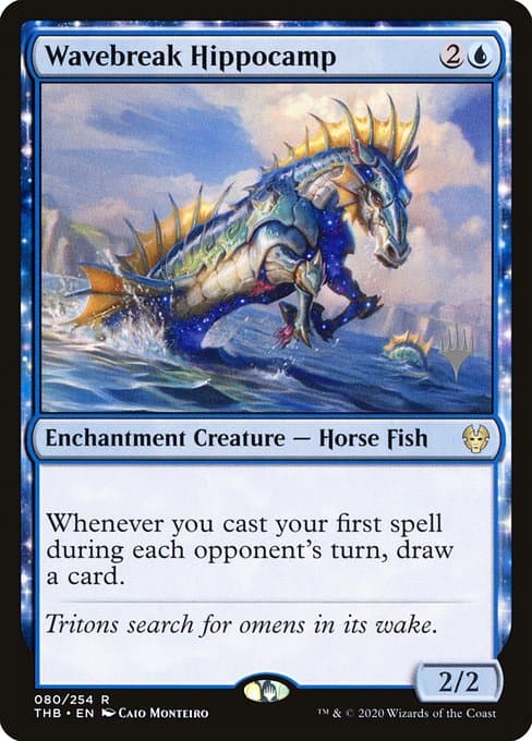 Wavebreak Hippocamp from Theros Beyond Death Promos (Rare)