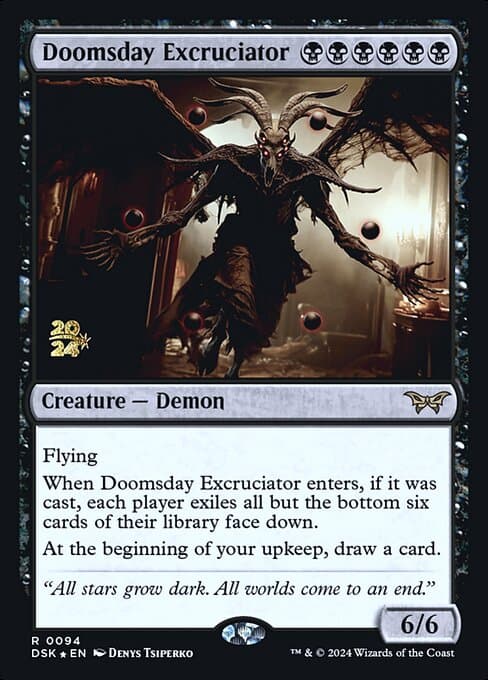Doomsday Excruciator from Duskmourn: House of Horror Promos (Rare)