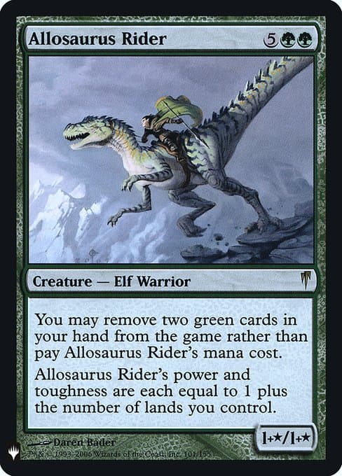 Allosaurus Rider from The List (Rare)