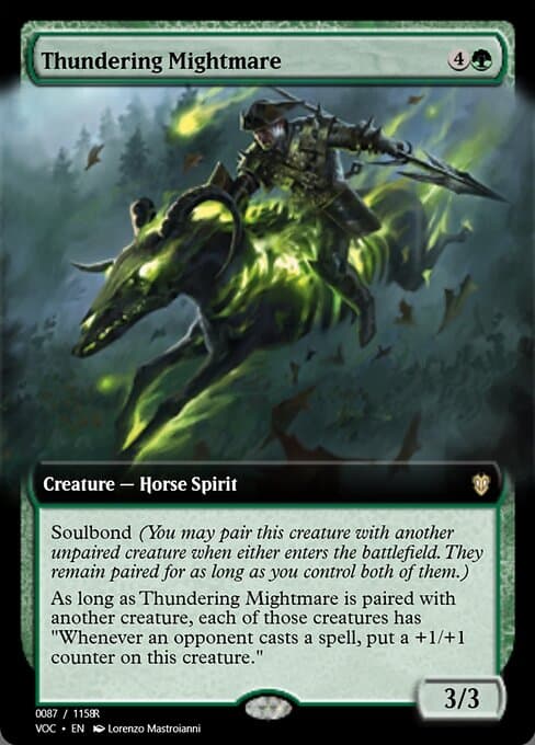 Thundering Mightmare from Magic Online Promos (Rare)