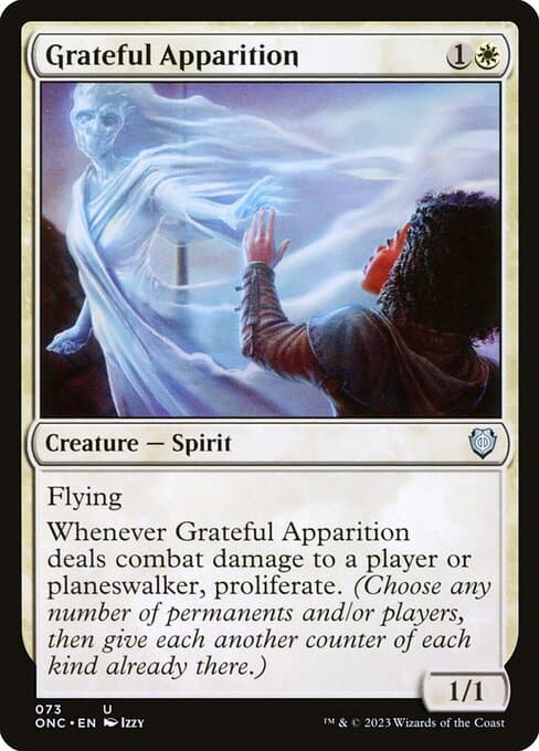 Grateful Apparition from Phyrexia: All Will Be One Commander (Uncommon)