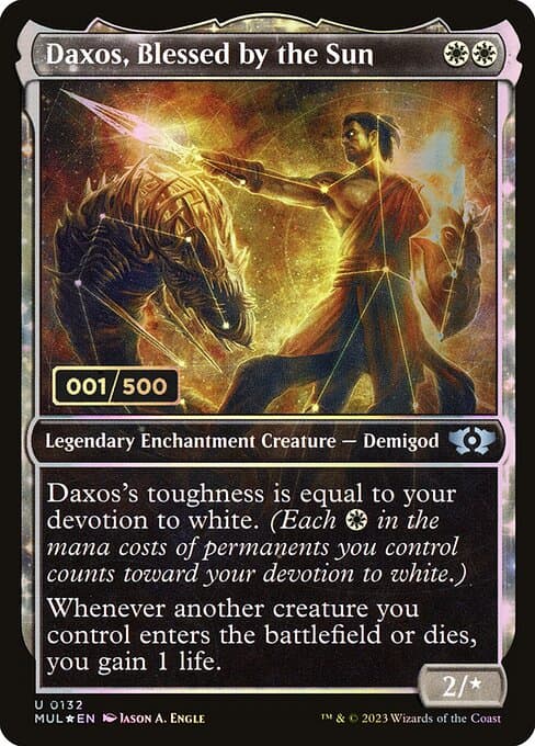 Daxos, Blessed by the Sun from Multiverse Legends (Uncommon)