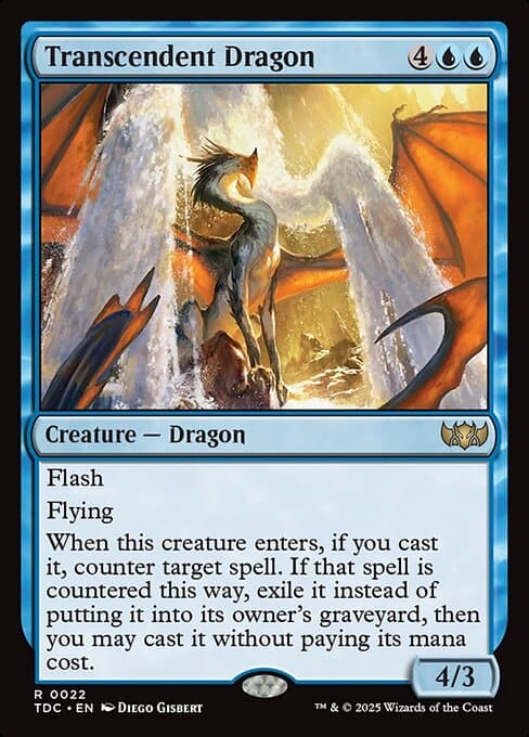 Transcendent Dragon from Tarkir: Dragonstorm Commander (Rare)