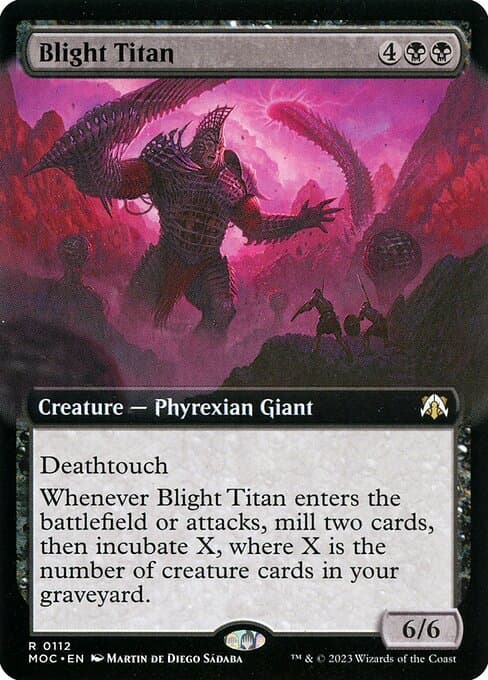 Blight Titan from March of the Machine Commander (Rare)