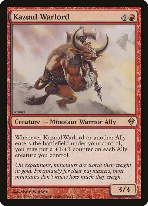 Kazuul Warlord from Zendikar (Rare)