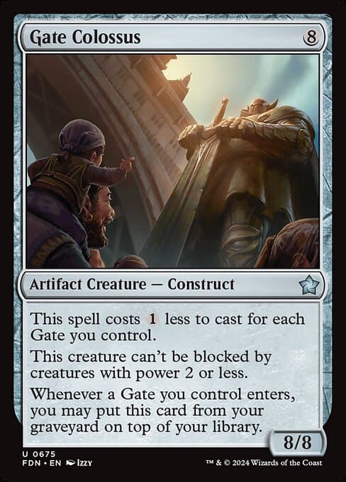 Gate Colossus from Foundations (Uncommon)