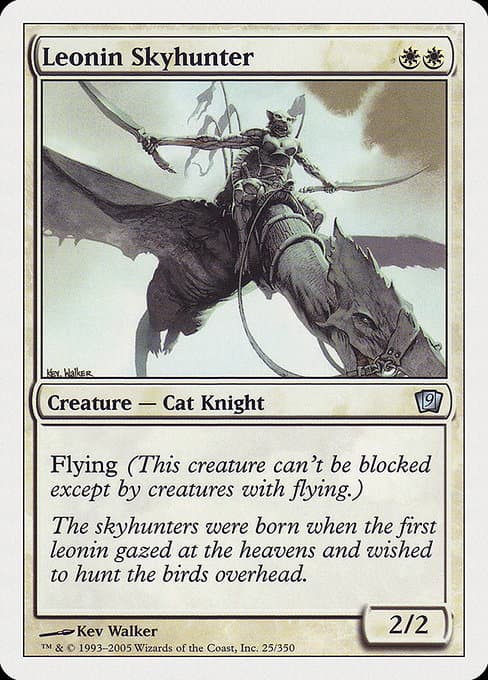 Leonin Skyhunter from Ninth Edition (Uncommon)