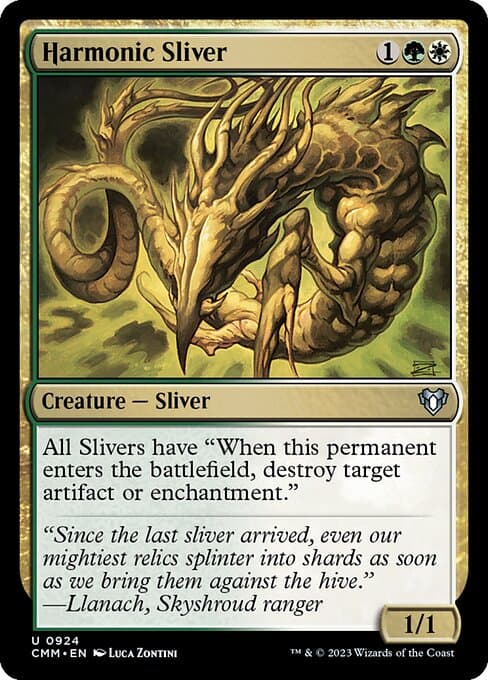 Harmonic Sliver from Commander Masters (Uncommon)