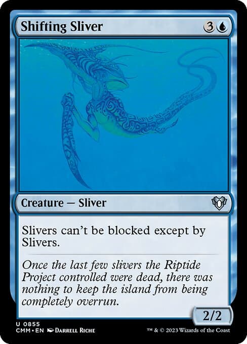 Shifting Sliver from Commander Masters (Uncommon)