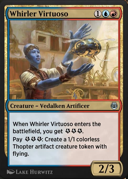 Whirler Virtuoso from Kaladesh Remastered (Uncommon)