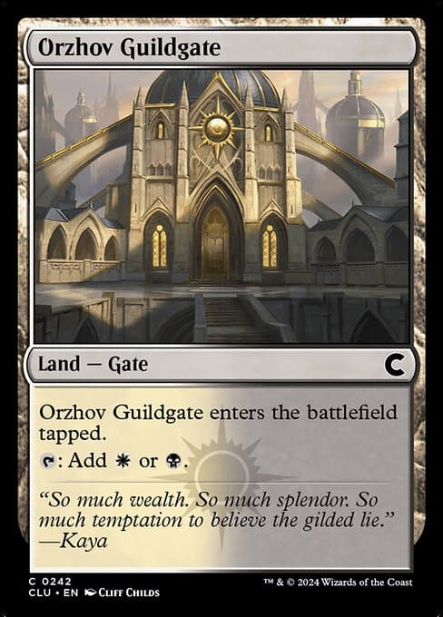 Orzhov Guildgate from Ravnica: Clue Edition (Common)