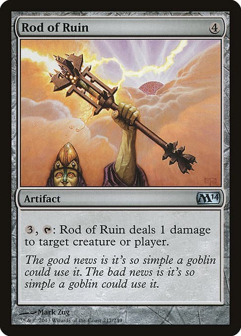 Rod of Ruin from Magic 2014 (Uncommon)