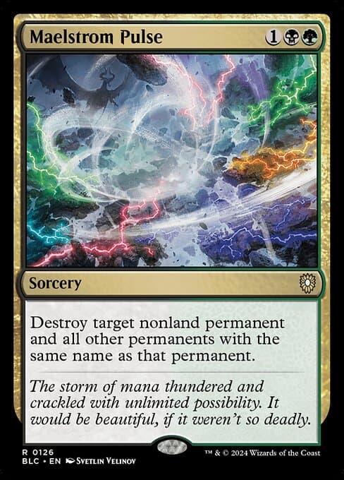 Maelstrom Pulse from Bloomburrow Commander (Rare)